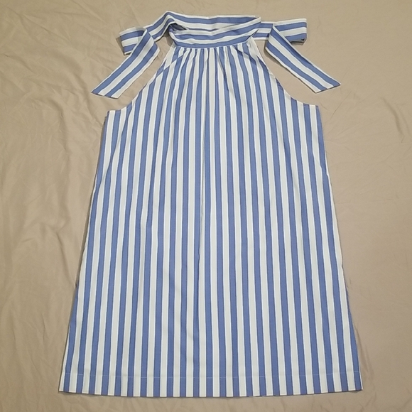 J. Crew Dresses & Skirts - J. CREW Blue and White Striped Dress